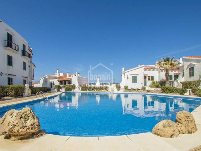 Superb front line apartment in Playas de Fornells, Menorca