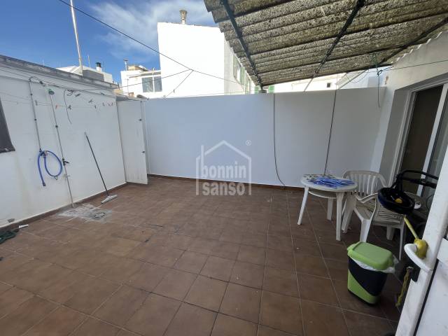 Town house with large patio in the center of Sant Lluis, Menorca