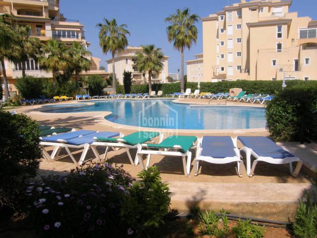 Impeccable ground floor apartment with pool, Sa Coma, Mallorca