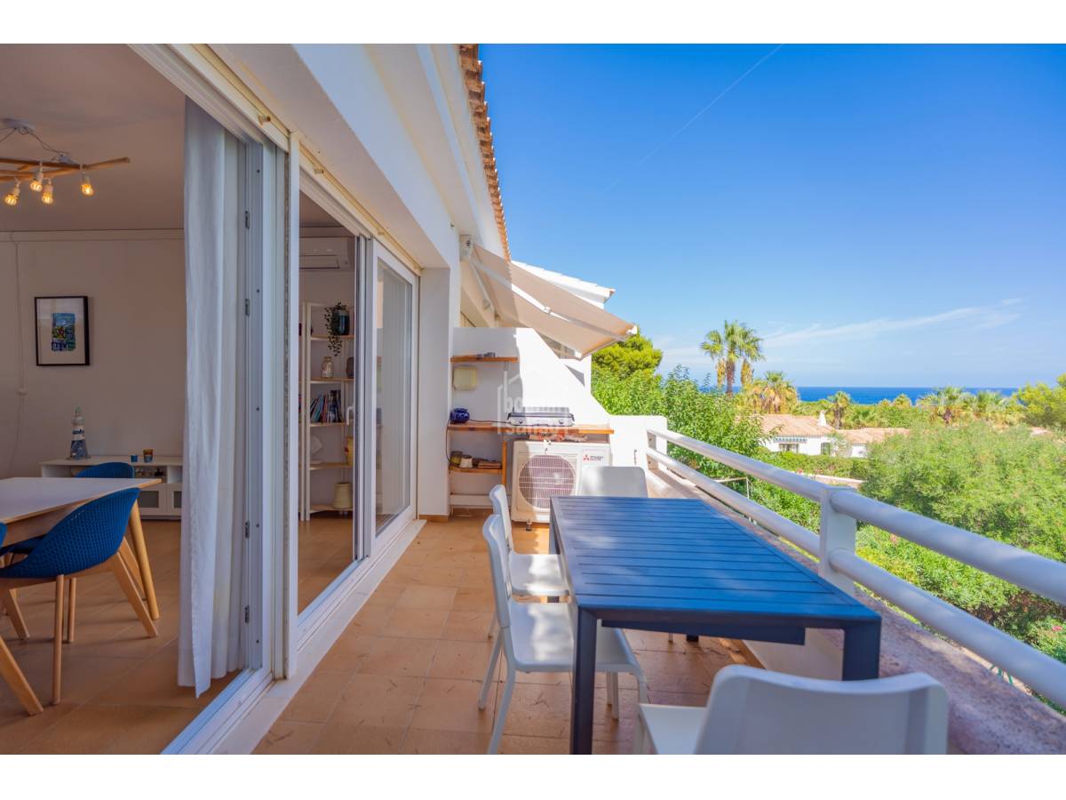 Apartamento con licencia turística en Coves Noves, Menorca – Vistas al mar y campo