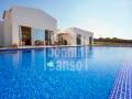 Villa impressionant a la costa sud amb vistes a la mar i piscina infinita a Torret de Baix, Binibeca, Menorca