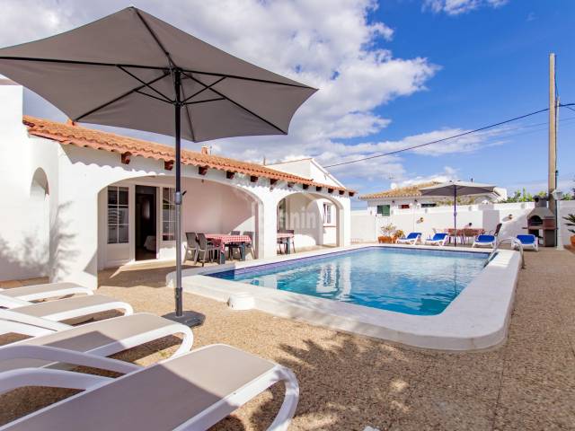 Beautiful villa divided in two houses in Calan Porter, Menorca