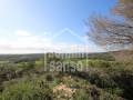 Parcela edificable con vistas espectaculares sobre el campo Menorquin, Serra Morena Menorca