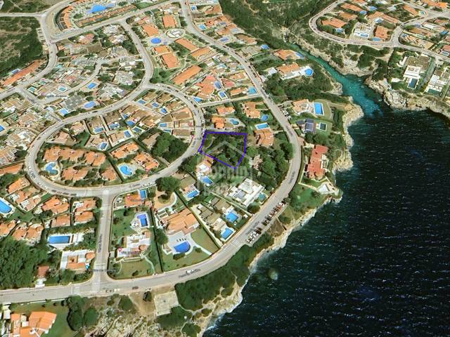 Plot of land in Los Delfines, Calan Blanes, Ciutadella, Menorca