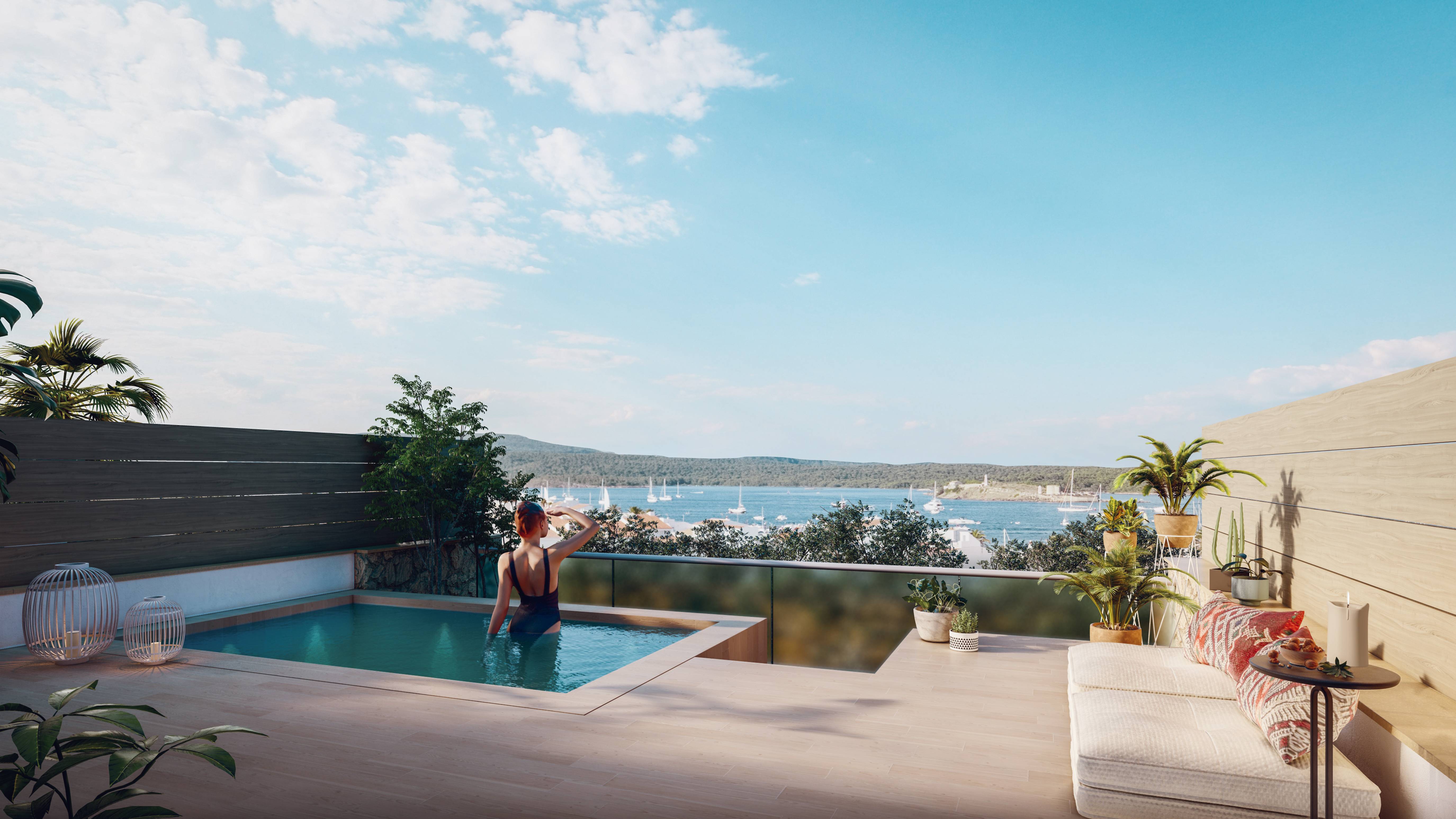 New development - Under construction - Exclusive residential development in the bay of Fornells, Menorca