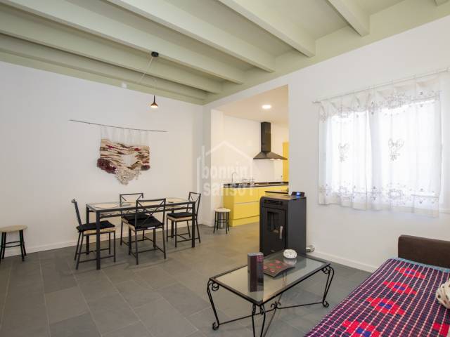 Tasteful refurbishment for this first-floor apartment in the centre of Mahon, Menorca.