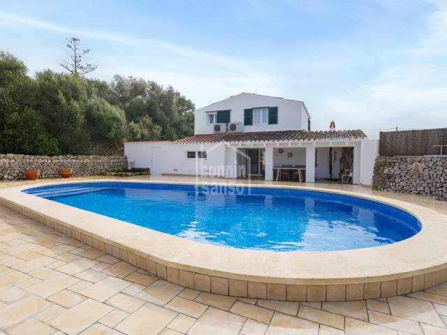 Charmantes Renoviertes Traditionelles Landhaus in Biniparrell, Menorca