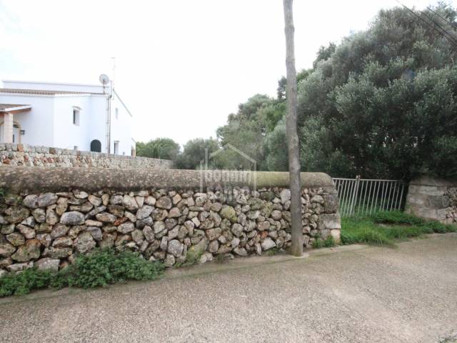 Plot in the high standing area of La Caleta, Ciutadella, Menorca