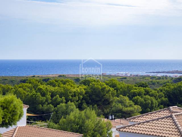 Immaculate two bedroom apartment with sea views in Coves Noves, Menorca