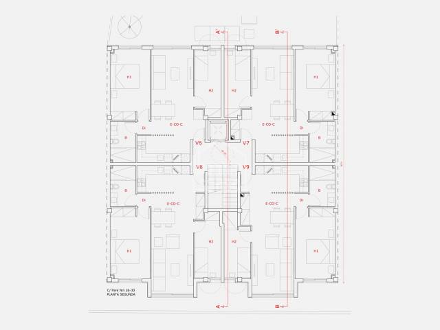 En construcción. Piso en 2ª planta en Ciutadella, Menorca