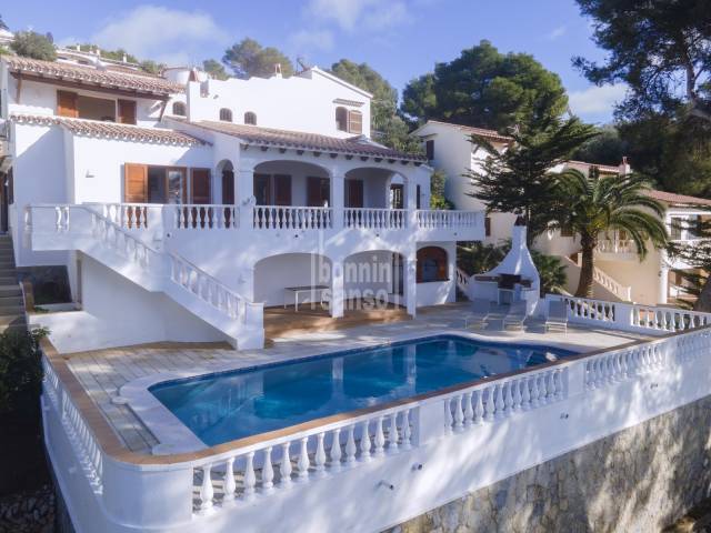 Villa with tourist licence and magnificent sea views. Son Bou. Menorca.