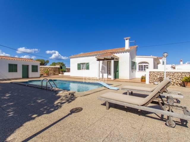 Countryside property in the peaceful urbanisation of Trebaluger, Menorca.