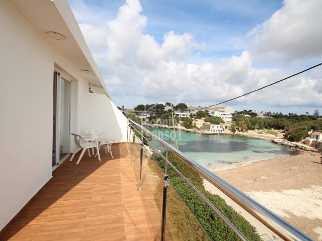 Front line villa with tourist license in Santandria, Menorca