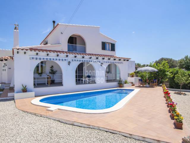 Delightful villa on double plot in Son Vitamina, Menorca