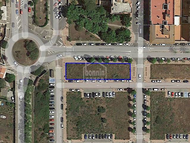 Prime location plot to build residential complex. Mahon Menorca