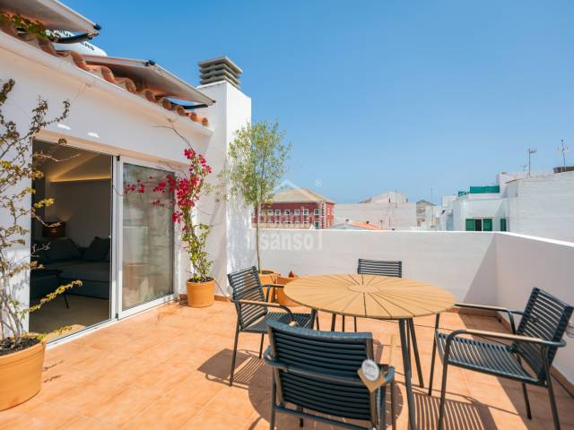 Stylish Modern Duplex with Stunning Sunset Terrace – Es Castell, Menorca