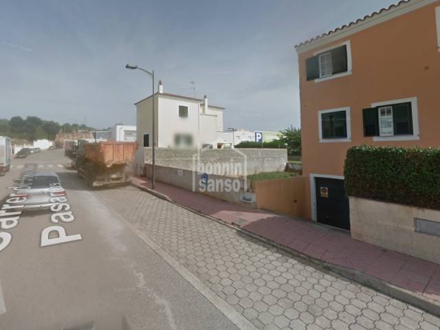 Parcela edificable con proyecto incluido en Alayor, Menorca