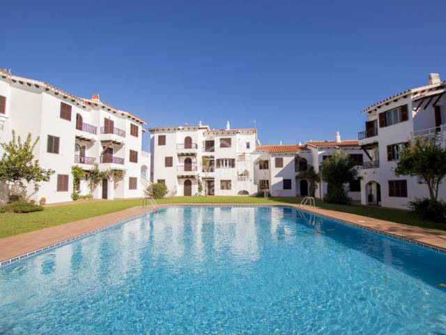 Top floor apartment with sea views in Sol Del Este, Menorca