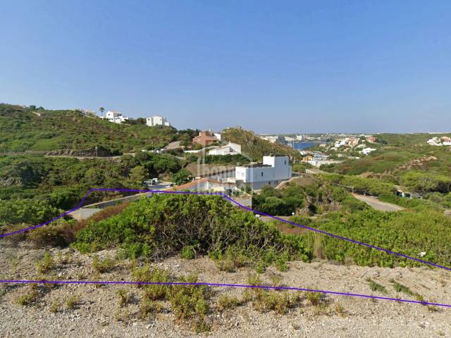 Parcela edificable Cala Llonga. Menorca