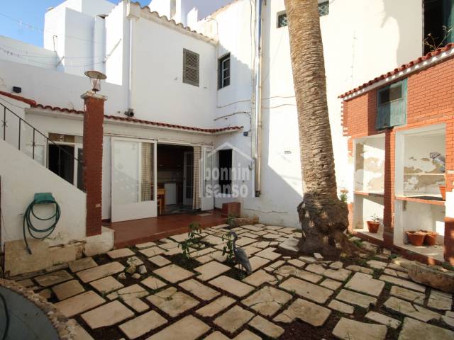 Town house with patio in a quiet street  in Ciutadella, Menorca