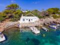 House on the seafront at Binisafua Playa, Menorca