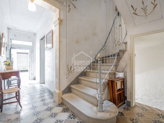 Charming village house with a garden in Alaior, Menorca.