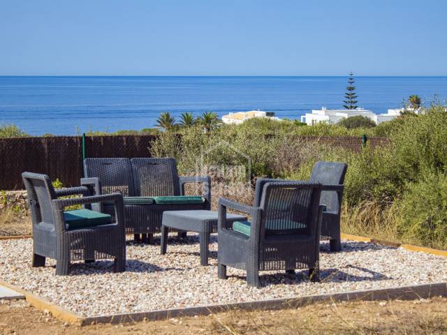Splendide villa sur la côte sud avec vue sur la mer et piscine à débordement à Torret de Baix, Binibeca , Minorque