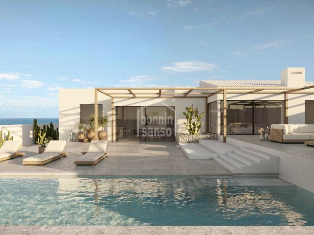 NEW BUILD Contemporary villa with sea views Binibeca, Sant Lluis, Menorca