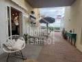 Small restaurant on the beach at Son Xoriguer, Ciutadella, Menorca, Balearic Islands