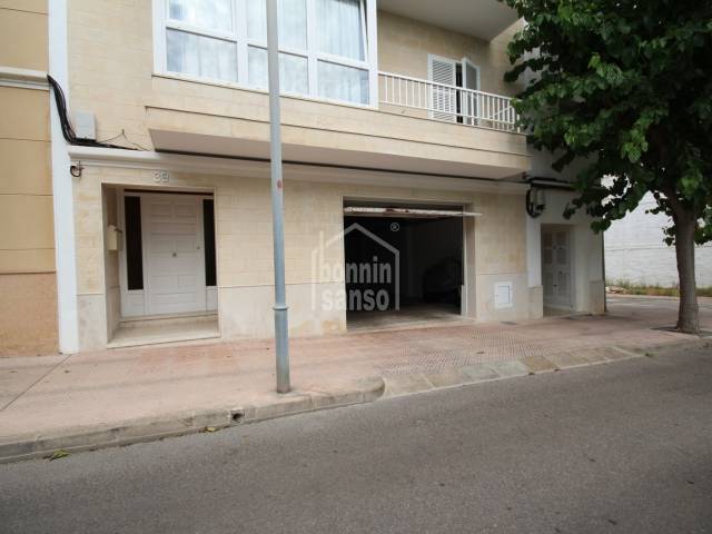 Large garage in Mahon. Menorca