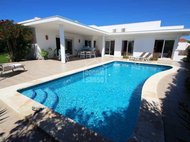 Smart villa with sea views, Cap D'en Font, Menorca