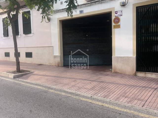 Parking space near Cales Fonte. Es Castell. Menorca