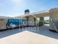 Rohbau mit 28 Wohnungen am Strand von Ciutadella, Menorca, Balearen