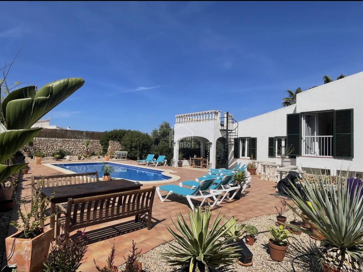 Chalet con licencia turística en Es Canutells, Menorca