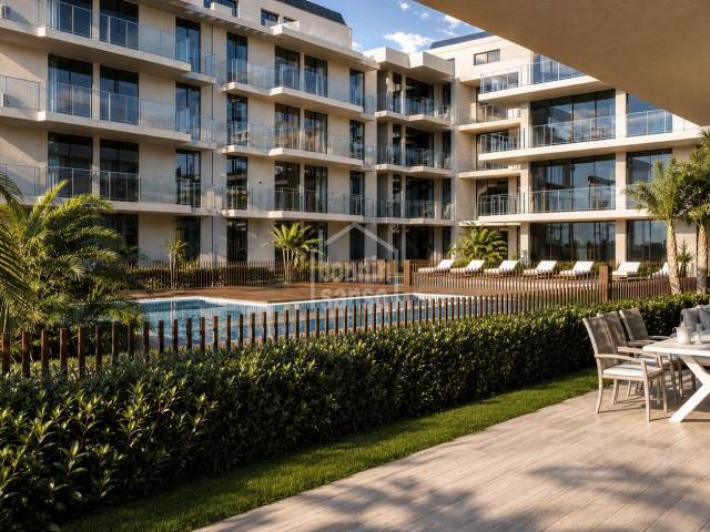 Development of 163 apartments, offering one to four bedrooms, in Ciutadella, Menorca.