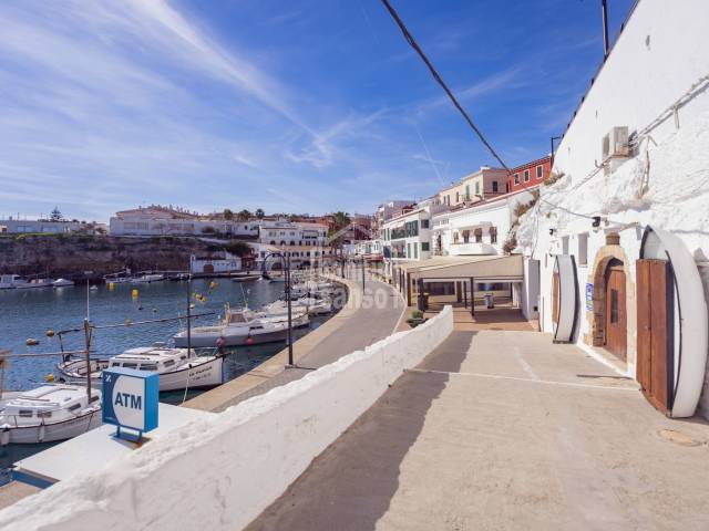 Cave adapted for commercial use in Cales Fonts, Es Castell - Menorca