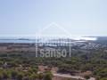 Parcela con vistas panoramicas. Coves Noves Menorca