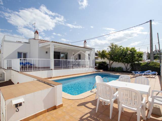 Lovely villa with swmming pool in Calan Porter, Menorca