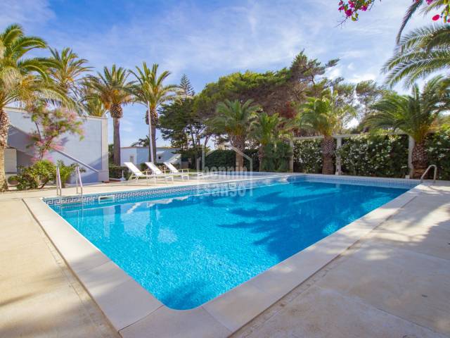 Wonderful Front Line Villa with Tourist  License close to Cuitadella Menorca.