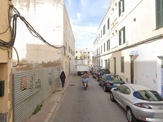 Building plot in the centre of Ciutadella, Menorca