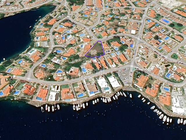 Terrain à bâtir à Santa Ana avec vue sur la mer, Es Castell, Minorque