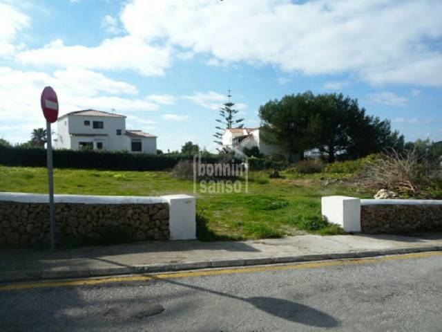 Solar edificable en Torre Soli, Menorca
