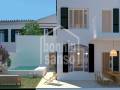 Rare Townhouse Project with Large Patio, Pool & Garage in Mahon, Menorca