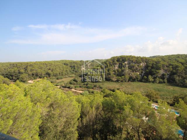 Encantador apartamento adosado con espectaculares vistas panoramicas al Barranc d'Algendar, Cala Galdana, Ciutadella, Menorca