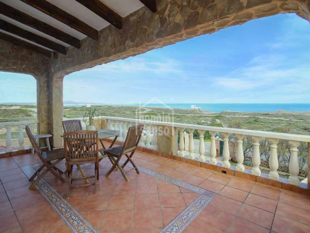 Villa with sea views in Punta Grossa, Menorca