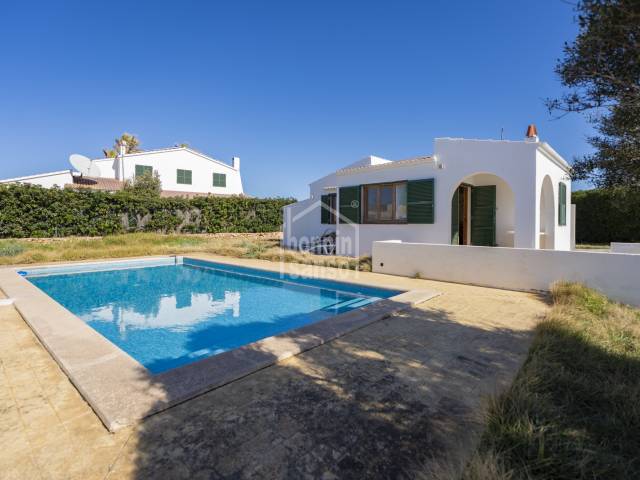 Villa  with  private pool in Cap Artruix, Ciutadella, Menorca