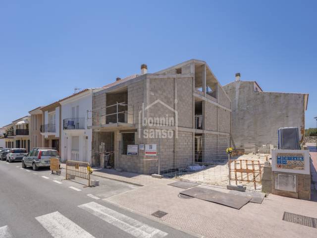 Obra nueva en construcción en Sant Lluís, Menorca