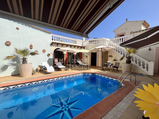 Fantástico chalet con piscina y apartamento para invitados en Sa Coma. Mallorca