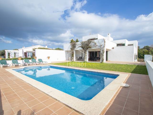 Spacious villa with pool in Binibeca, Menorca