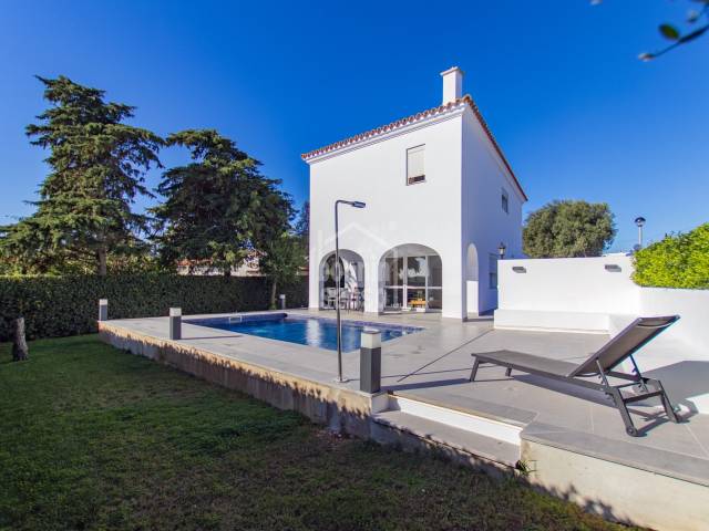 Two storey villa with pool in Son Vitamina, Menorca